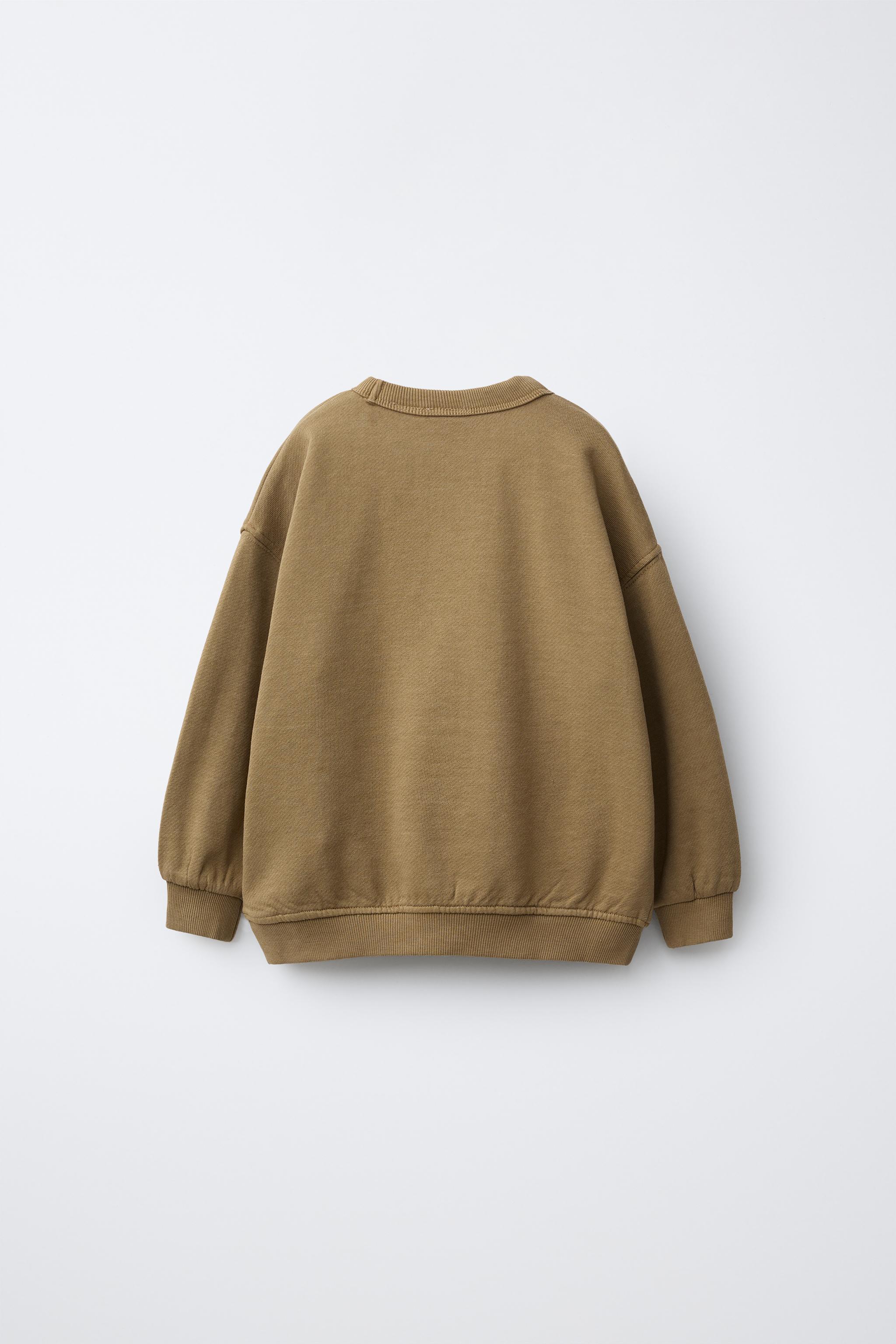 PRINTED TEXT SWEATSHIRT